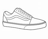 Vans sketch template