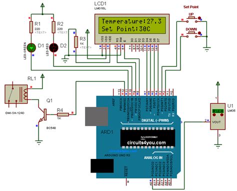 diagram digital temperature controller circuit diagram mydiagramonline