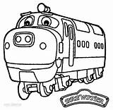 Chuggington Coloring Pages Brewster Cool2bkids Print Hound Fox Train Printable sketch template