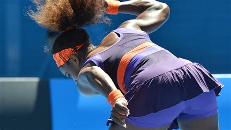 Serena Williams Destroyed Her Racket During Australian Open Loss