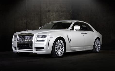 mansory introduces white ghost limited
