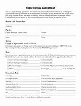 Rental Agreement Template Pictures