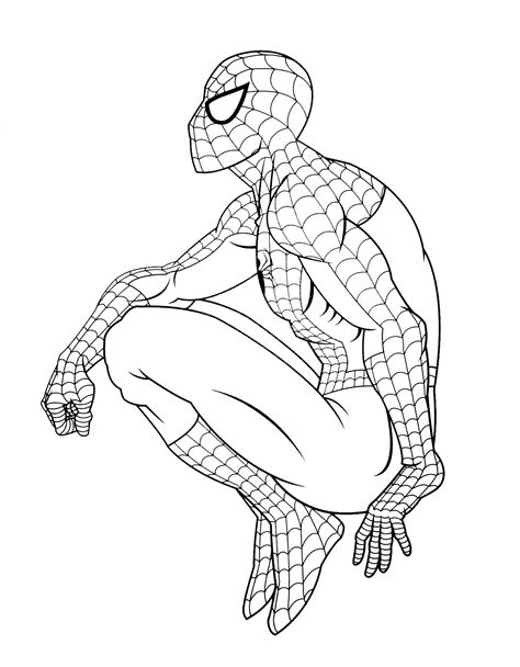spiderman coloring pages     spider man kids