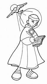 Aquino Tomas Tomás Aquinas Imprimer Saints Filosofia Pediculosis Coloriages Catequesis Cristo Evangelist Infografia sketch template