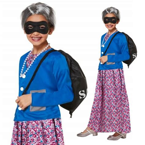 gangsta granny world book day fancy dress costume age 7 9 years
