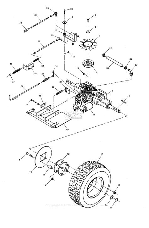 ferris  hydrowalk series   mower deck rear discharge ce hwkar parts diagram