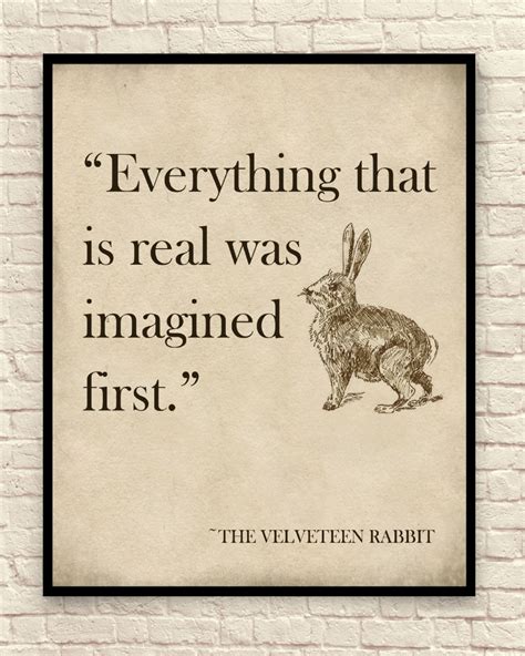 velveteen rabbit wall art velveteen rabbit art print margery etsy