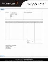 Pictures of Service Invoice Template