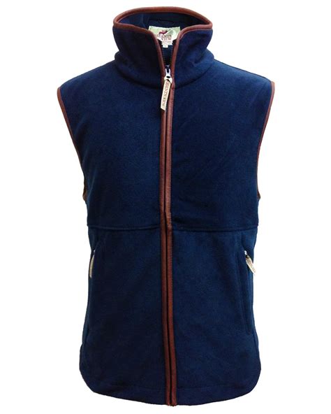 regents view mens fleece gilet navy edinburgh outdoor wear