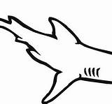Shark Reef Coloring Tipped Drawing Simple Designlooter Tip Drawings 281px 69kb sketch template