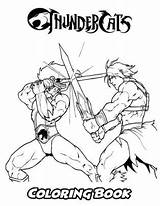 Coloring Thundercats sketch template