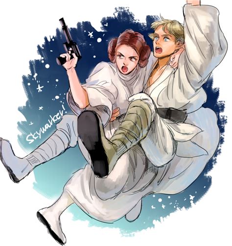 Princess Leia Organa Solo And Luke Skywalker Star Wars