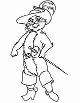 Boots Puss Coloring Pages Printable Drawing Getdrawings sketch template