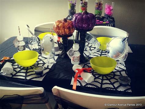 spa beauty themed halloween party ideas photo    catch  party