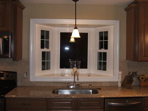 large bay window featured   sink custom kitchen remodel apartment kitchen window