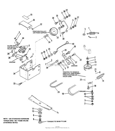 simplicity   mower deck parts diagram   drive group