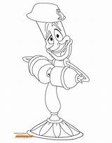 Beast Beauty Coloring Pages Lumiere Disney Rose Drawing Cogsworth Disneyclips Belle Grinning Fifi Getdrawings Funstuff sketch template
