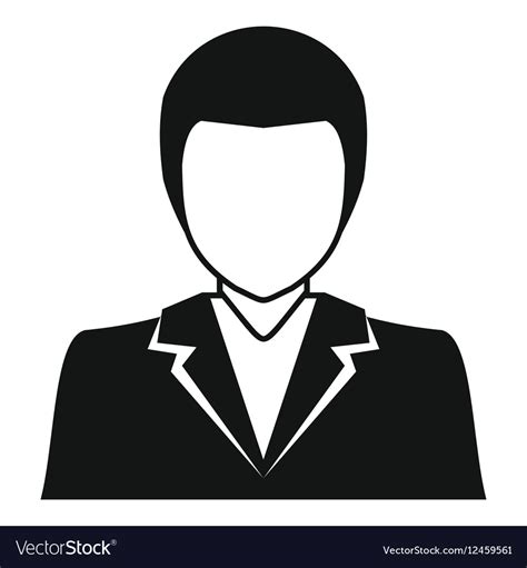 male avatar profile picture icon simple style vector image