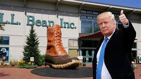 ll bean boycott controversy trump tweets  support   company glamour