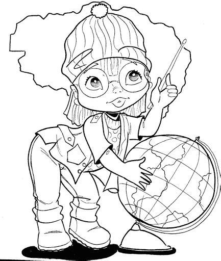geography teacher  coloring pages  coloring pages coloring