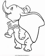 Dumbo Animato Personaggio Cartone sketch template