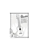 Stringed Instrument Hawaii Coloring Poster Mini Ukulele Subject sketch template