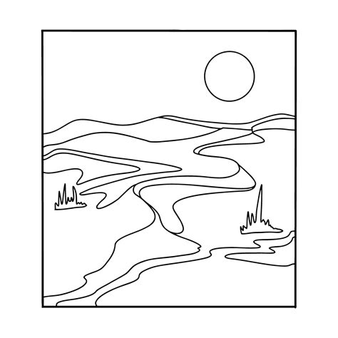 printable desert coloring pages