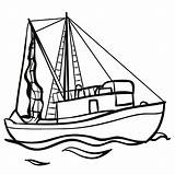 Fishing Boat Sketch Vector Illustration Isolated Object Coloring Cartoon Background Book sketch template
