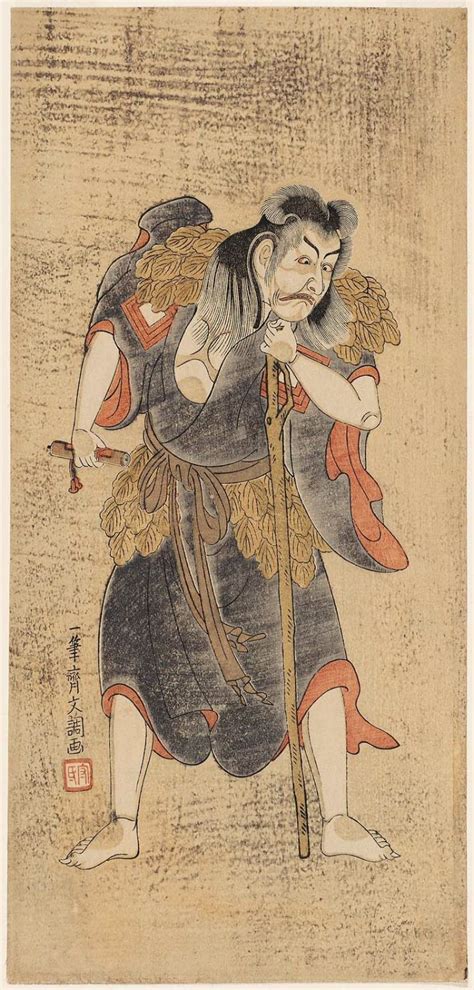 ippitsusai buncho actor ichikawa ebizo   taoist immortal museum
