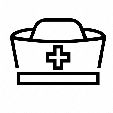 doctor hat hospital nurse profesion icon   iconfinder