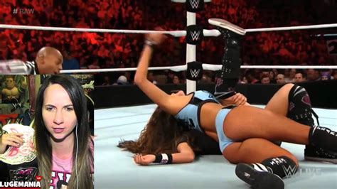 wwe raw 3 16 15 aj lee vs nikki bella youtube