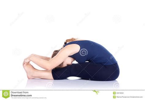yoga  bending pose stock photo image  harmony