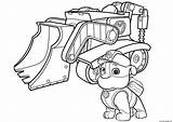 Patrol Tracker Paw Coloring Pages Getdrawings sketch template