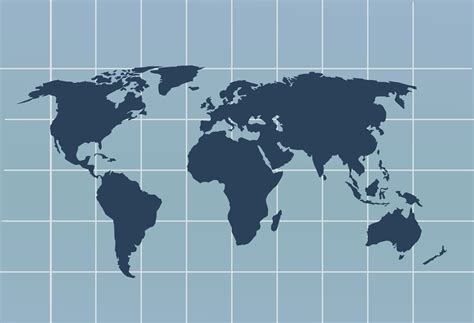 clipart world map  grid