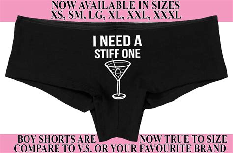 I Need A Stiff One Funny Martini Cocktail Show Slutty Side Hen Etsy