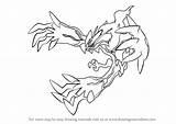 Yveltal Pokemon Coloring Pages Drawing Game Getdrawings Getcolorings Color Printable sketch template