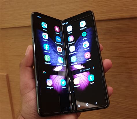 worlds  foldable smartphone samsung galaxy fold launches
