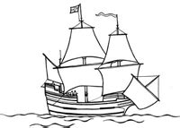 printable mayflower coloring pages