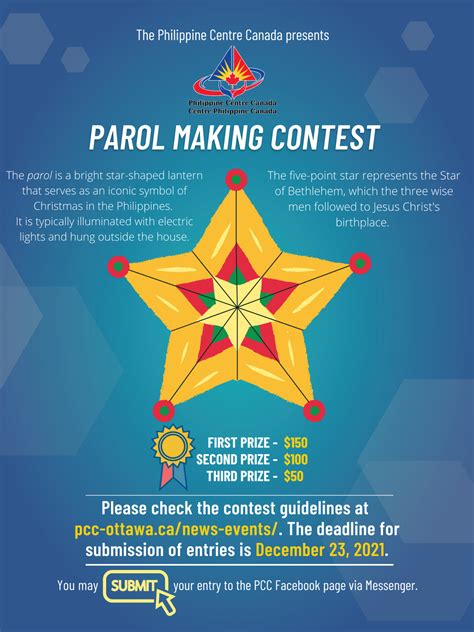 parol making contest pcc ottawa