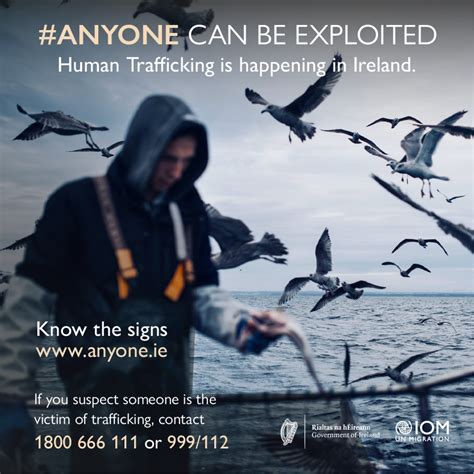 the anyone campaign know the signs of human trafficking in ireland