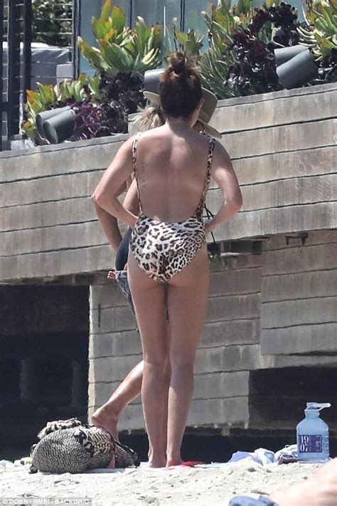 ashley tisdale show off her derriere in leopard costume daily mail online