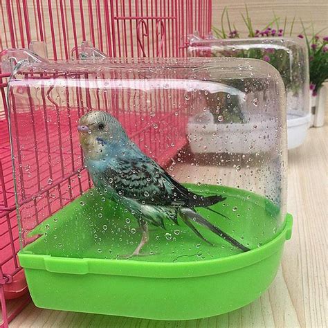 parrot bird bathtub parrot bathing supplies bird cage pet supplies bird bath shower standing