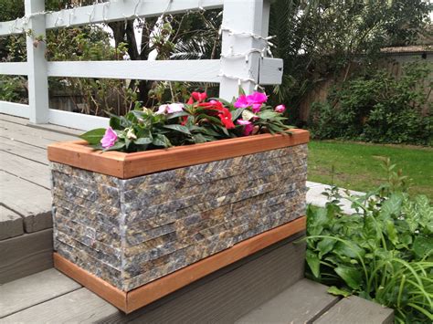 recycled granite planter sustainable  stylish