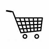 Vector Shopping Icon Cart sketch template