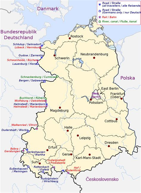 crossing   german border   cold war wikipedia