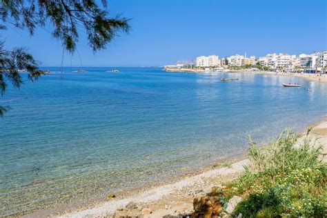 nea chora beach  chania allincrete travel guide  crete