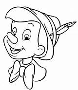 Disney Coloring Pages Pinocchio Kids sketch template
