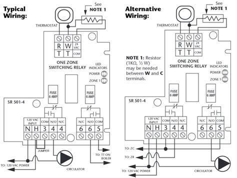 taco sr  switching relay instruction manual