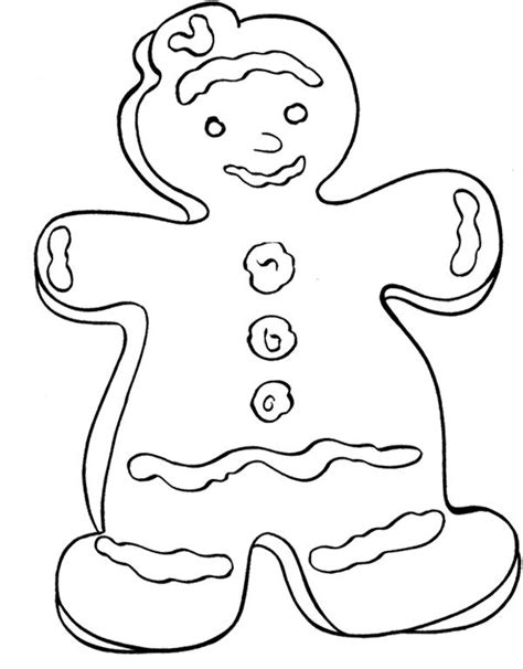 christmas cookies coloring page christmas crafts  foods pinterest