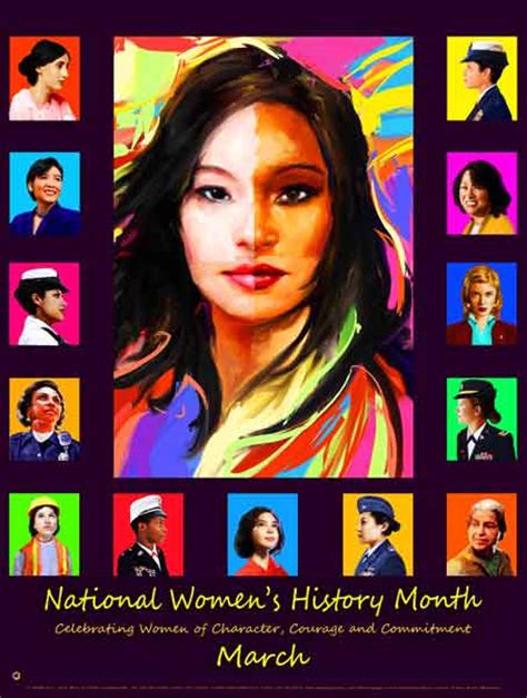 library honors women s history month with poster